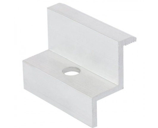 Structures - end clamp - 32mm - silver