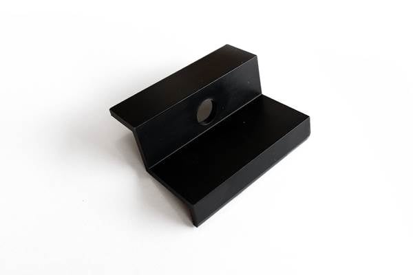 Structures - end clamp - 32mm - black
