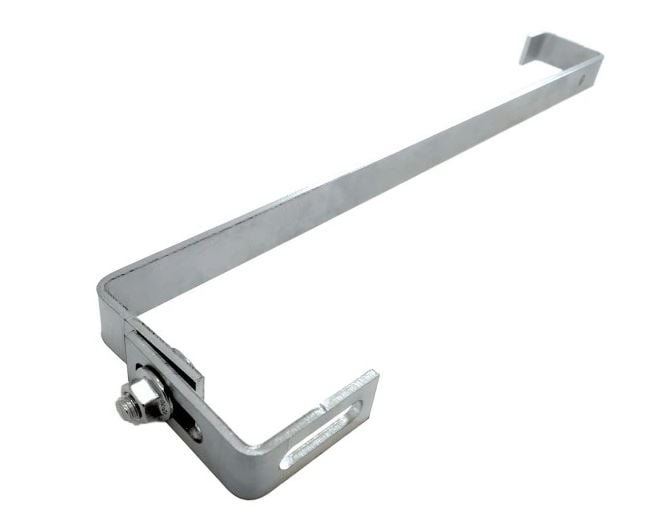 Structures - S-type hook - 30x4x510mm - adjustable - A2