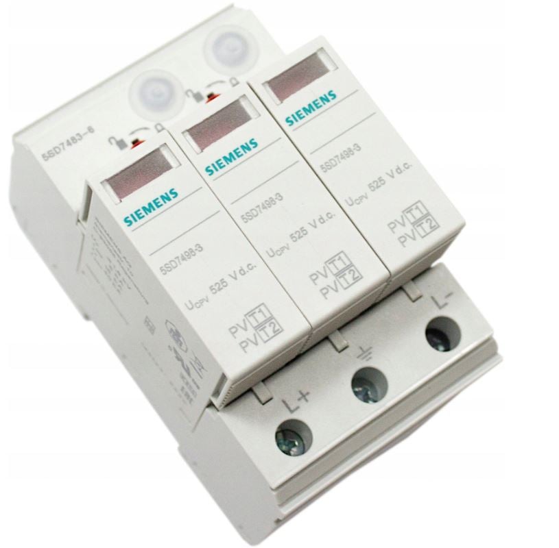 Surge arrester - SIEMENS - DC T1+T2 - 5SD7483-6 1050VDC
