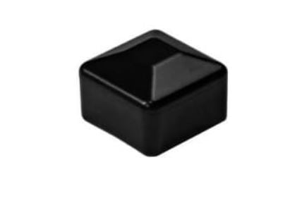 Structures - end cap for mounting rail - black