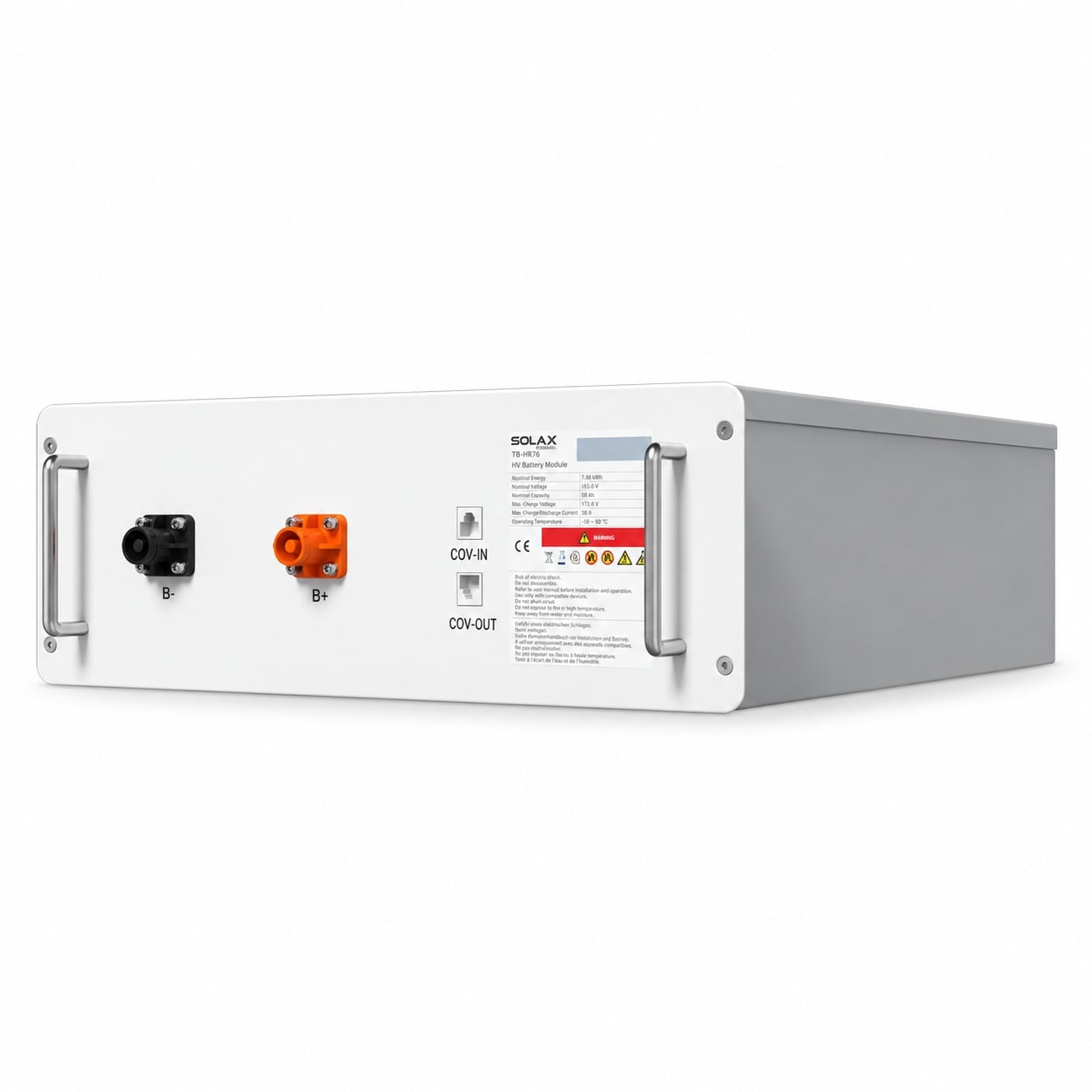 Batériový modul - SOLAX - TB-HR76 - 7,68 kWh - HV