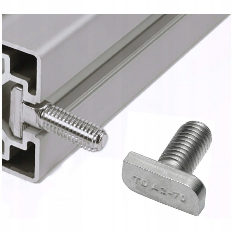 Montážne konštrukcie - Hammer-head bolt - M10x25 type 28/15 - A2