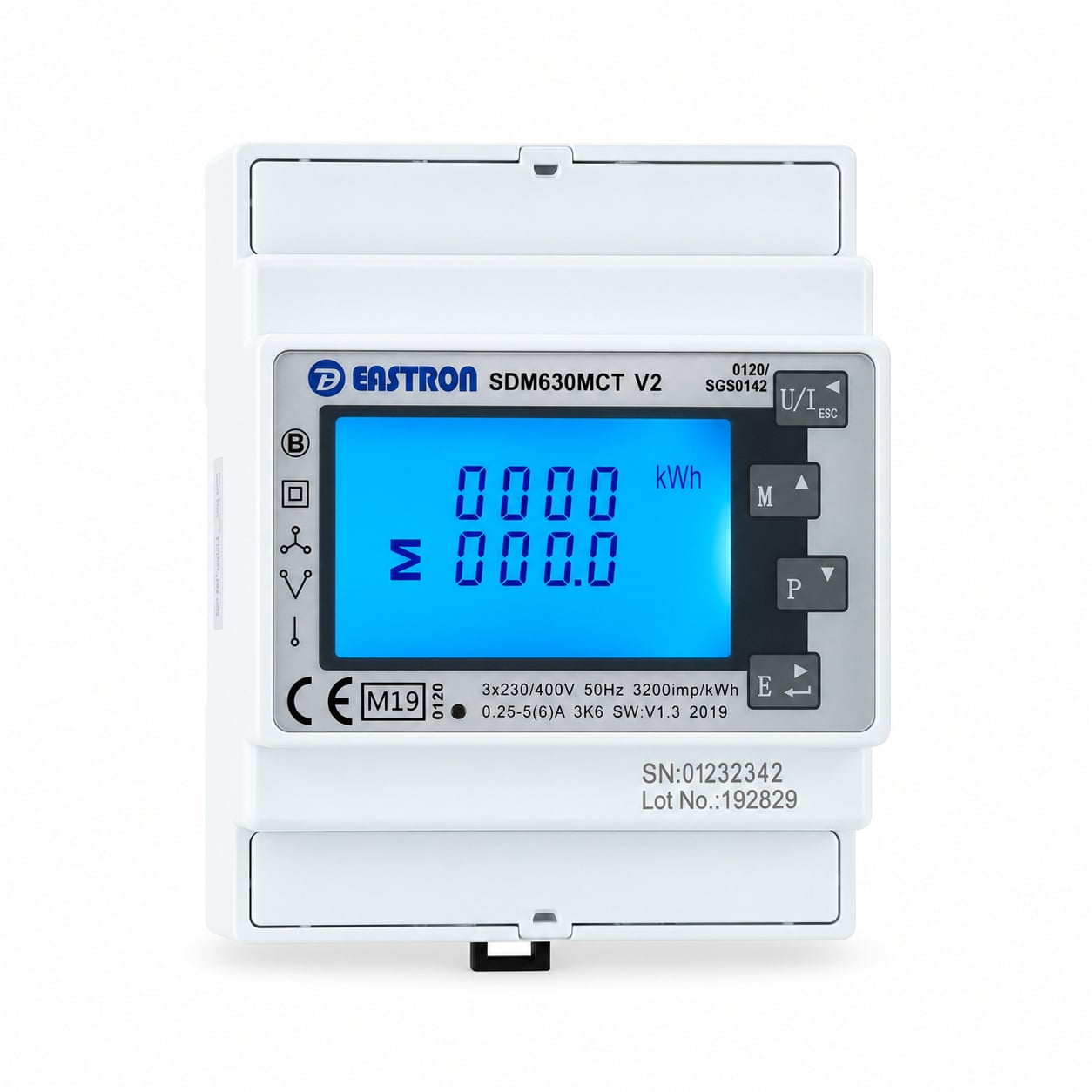 Energy meter - EASTRON - SDM630MCT - dedicated to SOLPLANET striedače - 3-phase