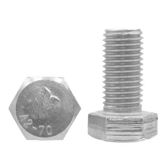 Structures - Hexagonal Screw - DIN 933 - M10 x 25 mm - A2