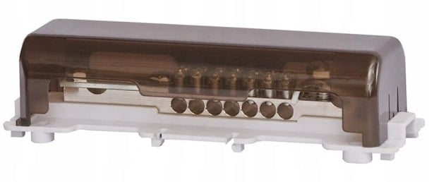 Grounding - equipotential bonding busbar 7x25, 1x50, 30x4