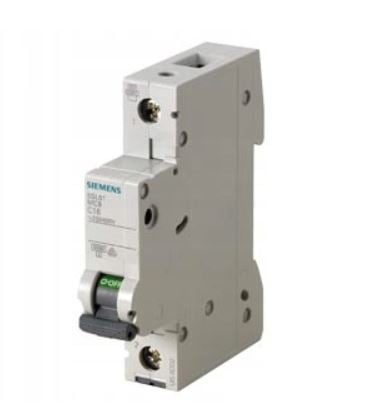 Circuit breaker - SIEMENS - overcurrent - B6 - 1 phase