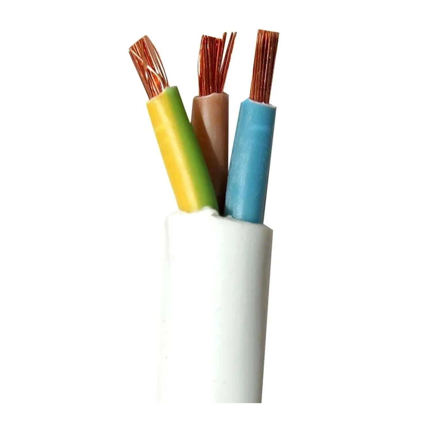 Kábel - OWY - 3x2.5 mm² - 300/500V - white - stranded