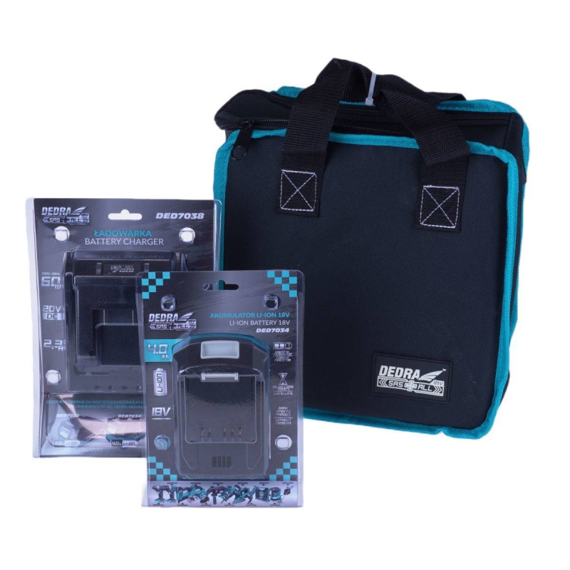 Súprava Dedra SAS+ALL DED7001B + DED7034 + DED7038 2