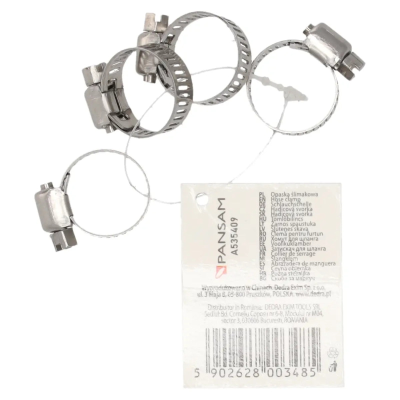 Nastaviteľné svorky 11–19mm na pneumatické hadičky 2