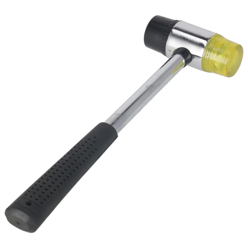 Klampiarske kladivo,35mm,gumená/plastová plôška,oceľová násada 2