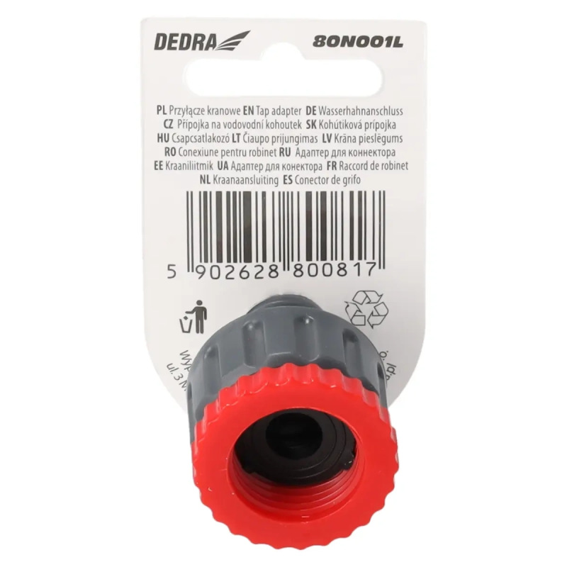 Kohútiková prípojka 1/2"-3/4", voľná 4