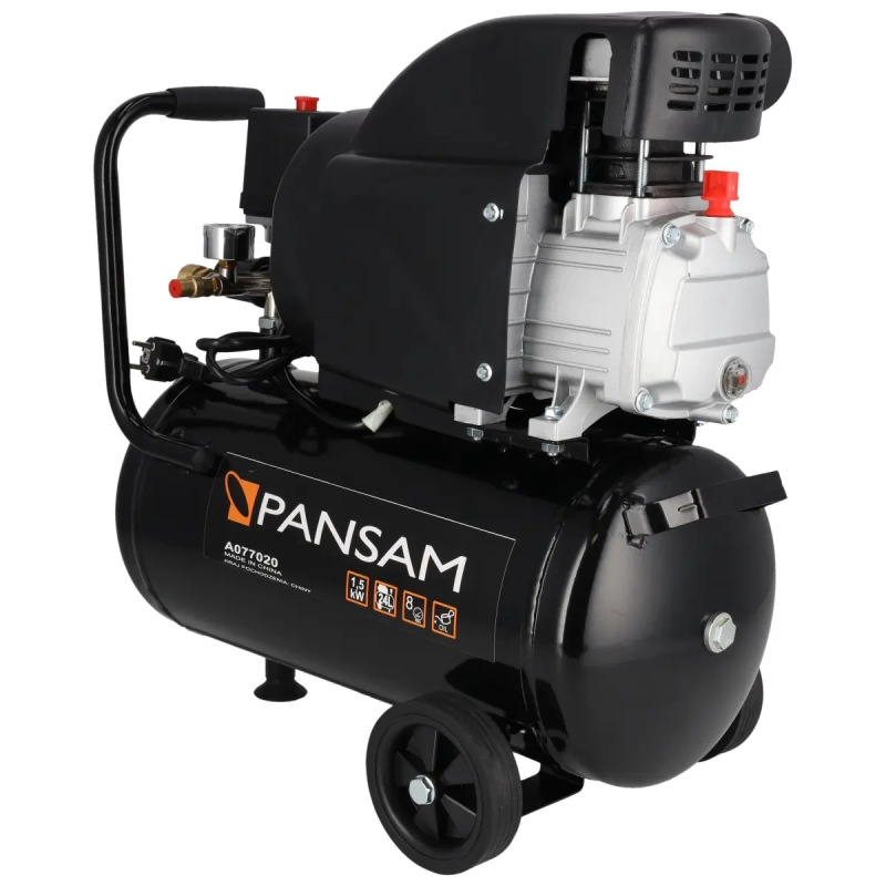 Kompresor olejový 1500W, 8atm, 24litrov, 200l/min 3