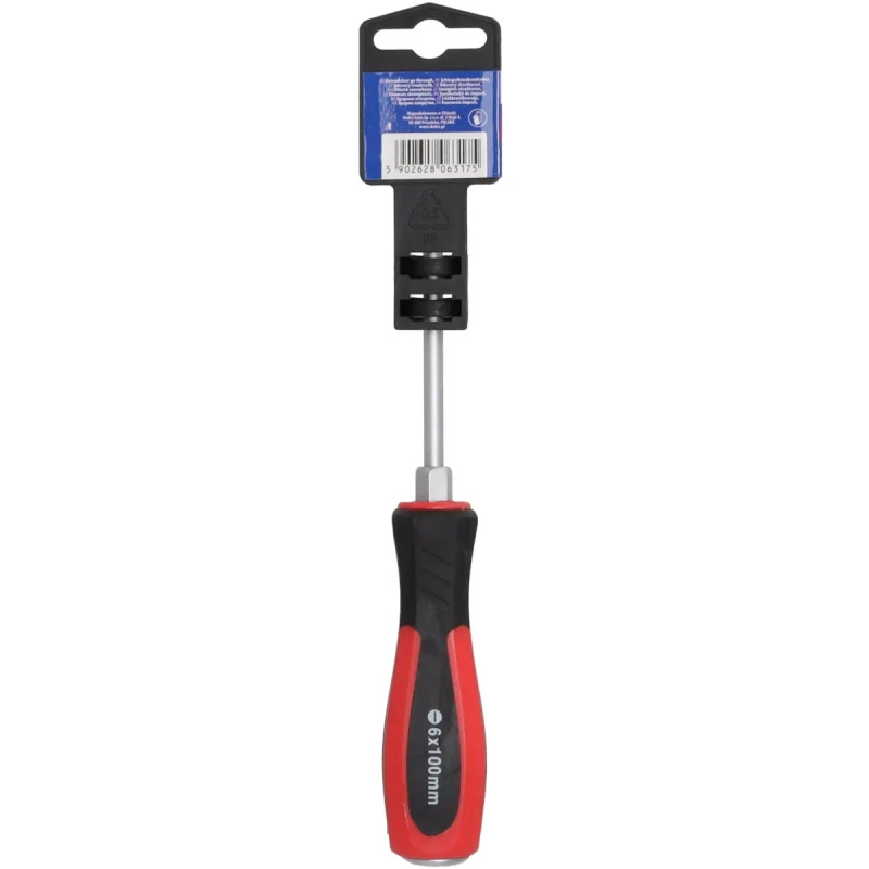 Plochý úderový skrutkovač,oceľ CRV 6x100mm 2