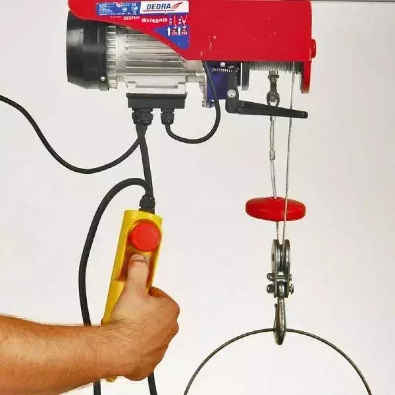 Elektrické zdvíhacie zariadenie lanové 550W, 250/kg/6m; 125/kg/12m 1