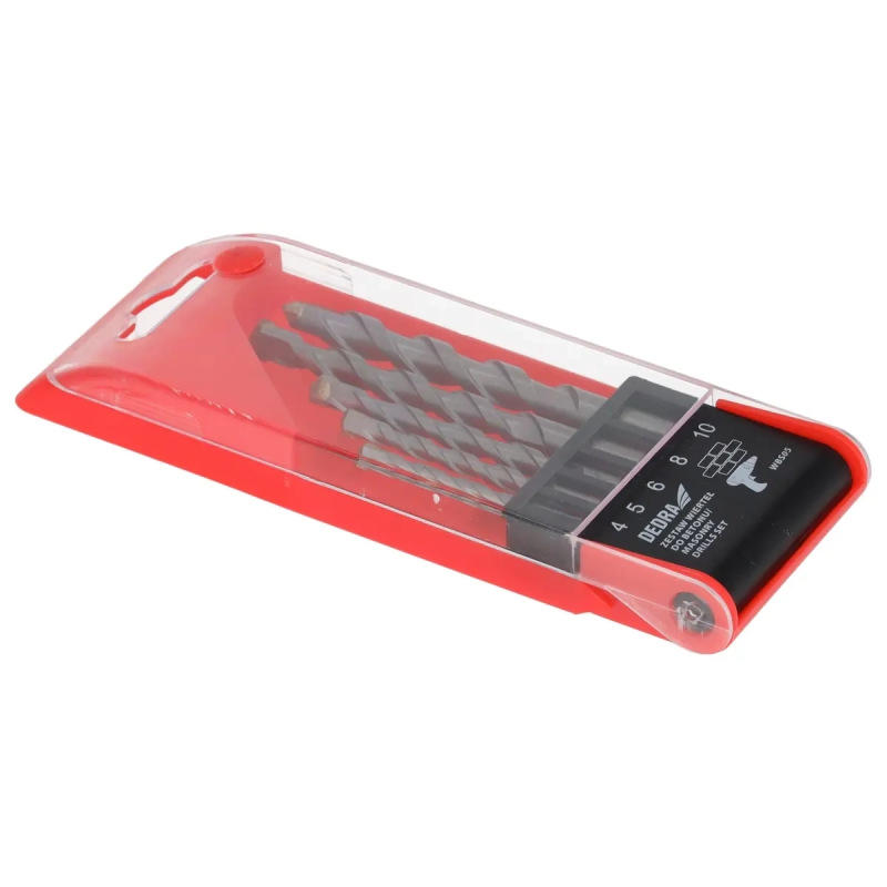 Vrtáky sada 4,5,6,8,10mm 1