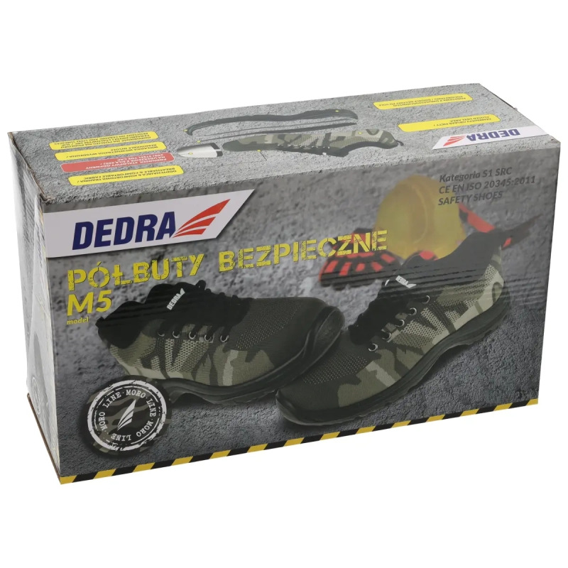 Bezpečnostné poltopánky M5 MORO, veľkosť:45, kat.S1 SRC 5
