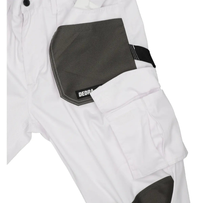 Nohavice ochranné veľkosť L/52, biela, gramáž 190g/m2 5