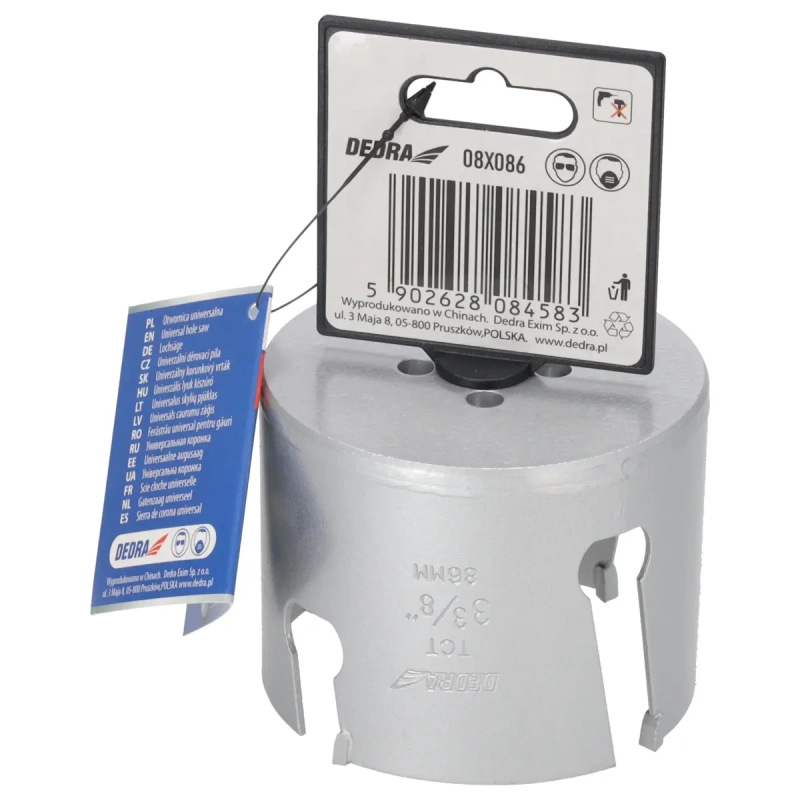 Univerzálny korunkový vrták TCT 86 mm 5/8'' 3