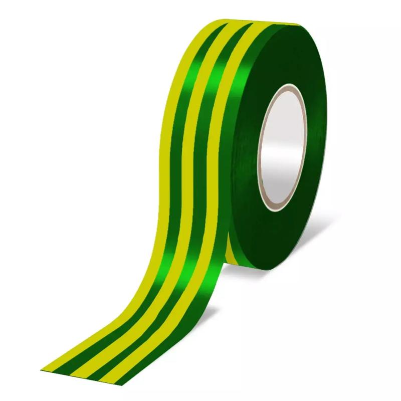 Elektroizolačná páska PVC žlto-zelená 19mmx10m