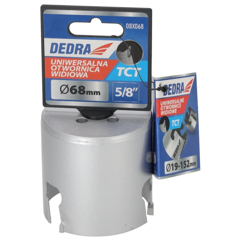 Univerzálny korunkový vrták TCT 68 mm 5/8'' 2