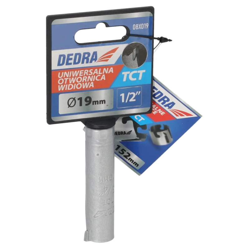 Univerzálny korunkový vrták TCT 19 mm 1/2'' 2