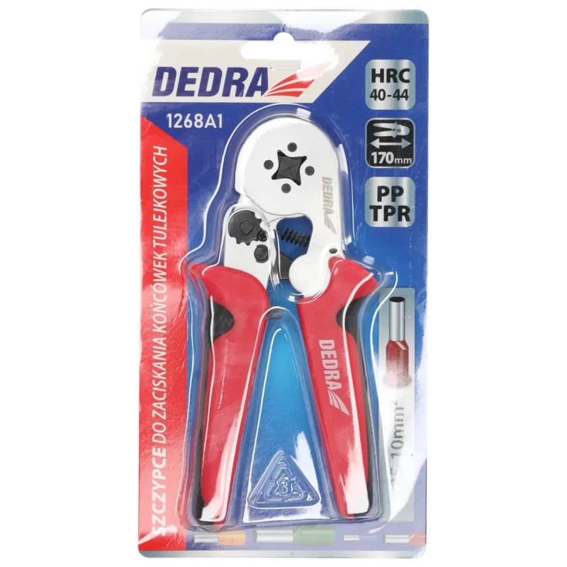 Lisovacie kliešte na hrdlové koncovky 0.25-10mm2 2