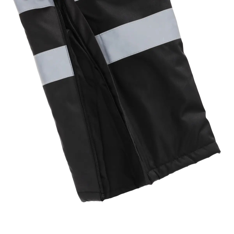 Zateplené reflexné montérky, veľkosť XXXL,žlté 7