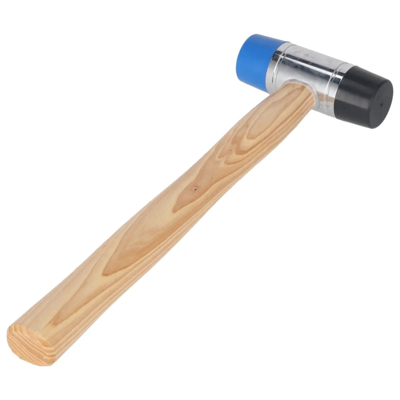 Klampiarske kladivo, 35 mm, plôška PU/Nylón násada z orechovcového dreva 1