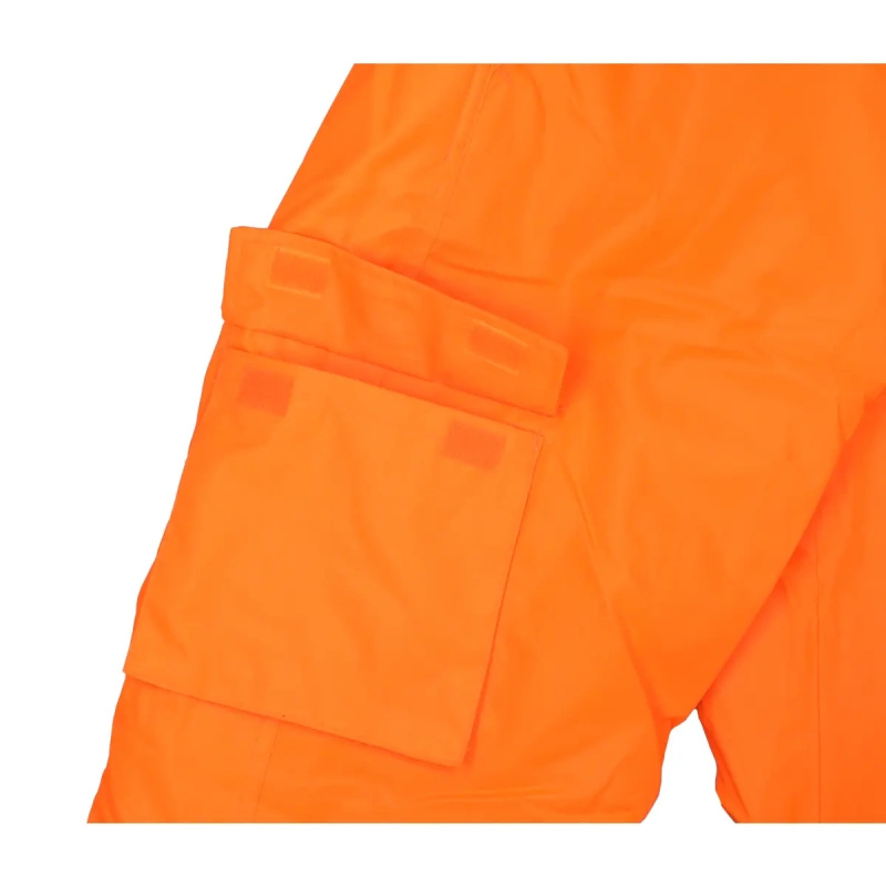 Zateplené reflexné nohavice veľkosť XXL, oranžové 3