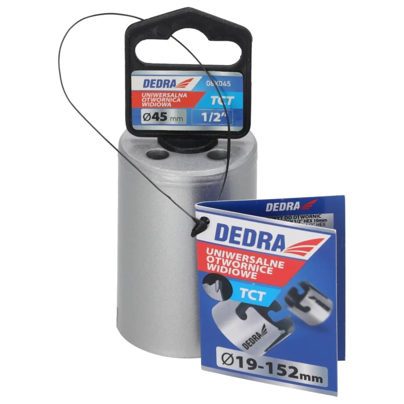 Univerzálny korunkový vrták TCT 45 mm 5/8'' 2