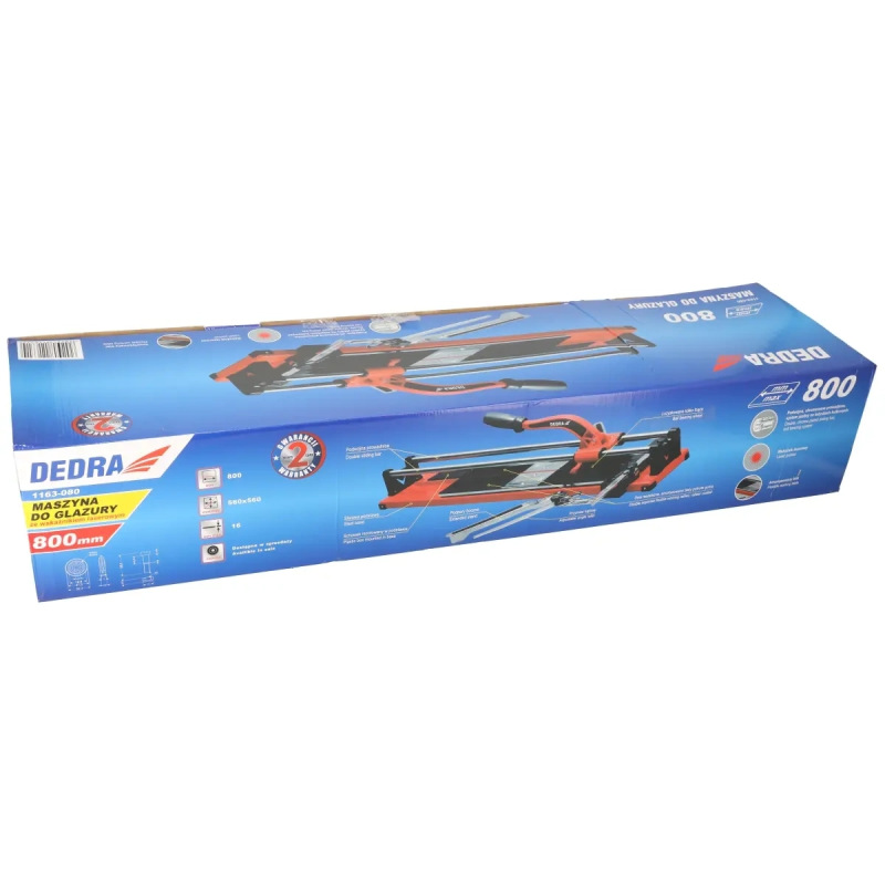 Rezačka obkladu a dlažby 800mm, tlmená doska, bočné podpery 8