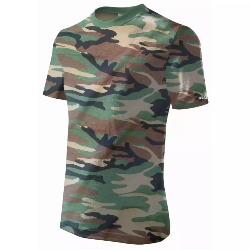 Pánske tričko XXXL, camo, 100% bavlna