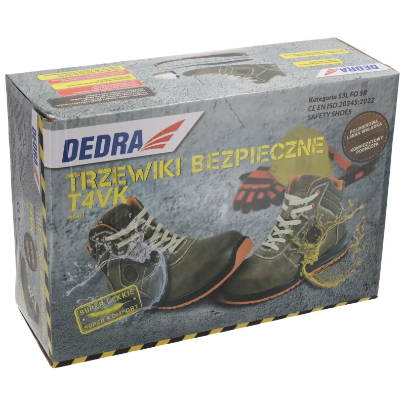 Bezpečnostné topánky T4, crazy horse, veľkosť: 45, kat. S3 SRC 5