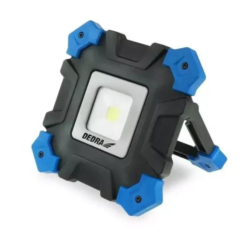 Dielenská lampa 10W COB LED, nabíjačka 230V, USB, microUSB