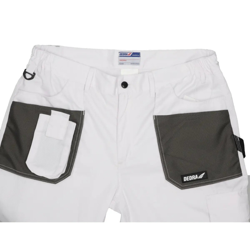 Nohavice ochranné veľkosť L/52, biela, gramáž 190g/m2 2