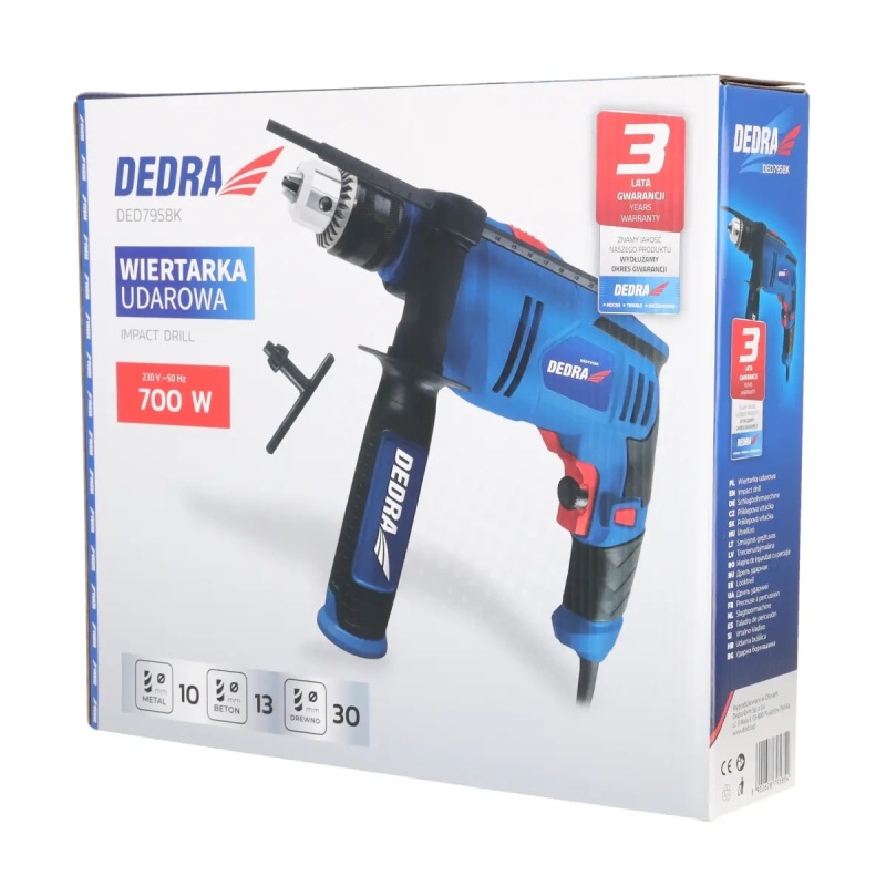 Príklepová vŕtačka 700W 5