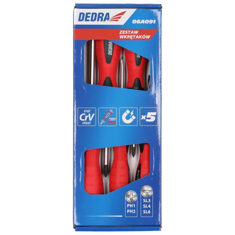 Súprava skrutkovačov 5 ks, CrV oceľ 1