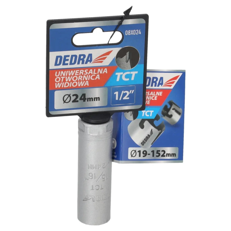 Univerzálny korunkový vrták TCT 24 mm 1/2'' 2