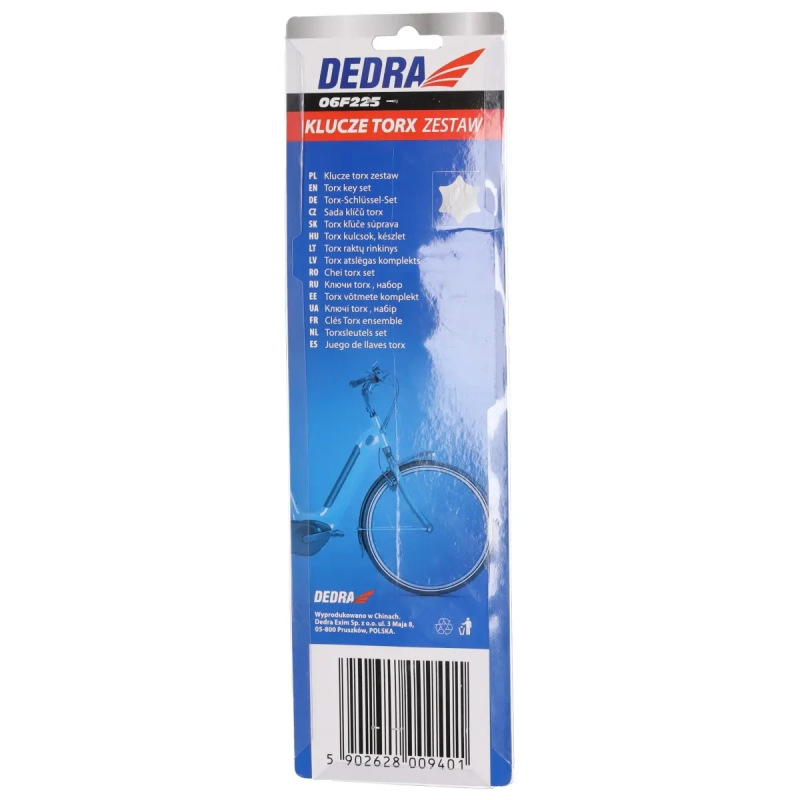 Kľúče TORX extra dlhé farba T10-T50, súprava 9 ks, S2 3
