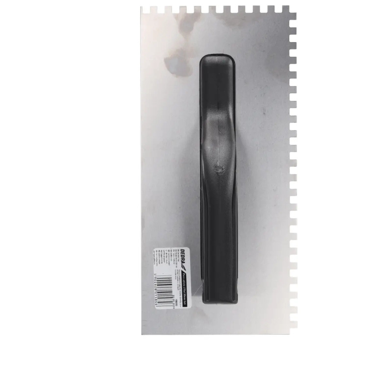 Zubové hladidlo z nehrdzavejúcej ocele 270x130 mm 6*6 1