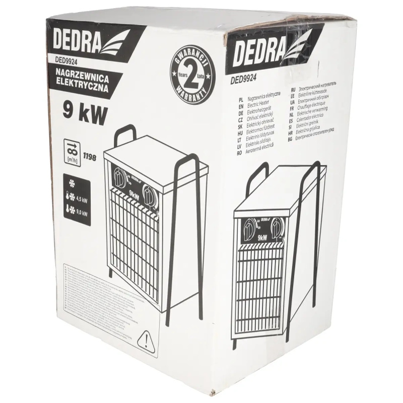 Elektrický ohrievač 9kW 6