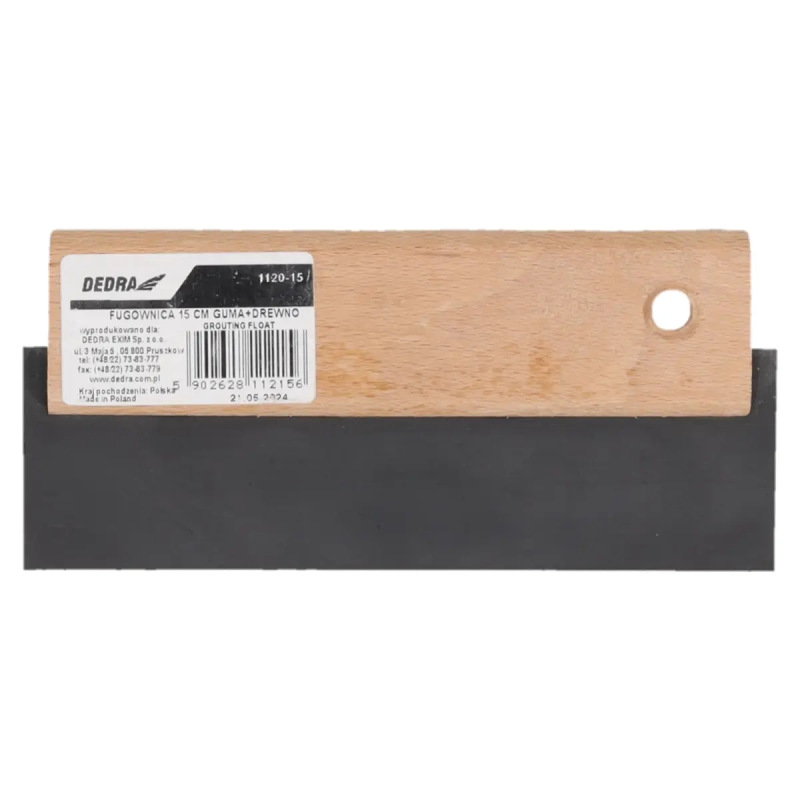 Fugovacia stierka s drevenou rukoväťou šírka 15cm 2