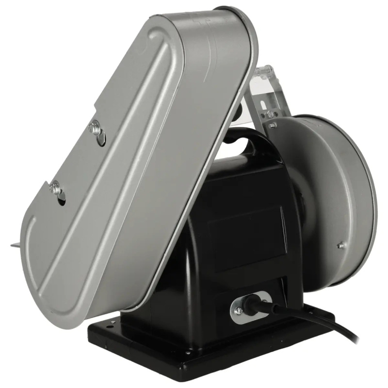 Brúska stolová tanierová a pásová 200W, 150x20x12,7mm, páska 50x686mm, elektromagneticky bezpečnostn 8