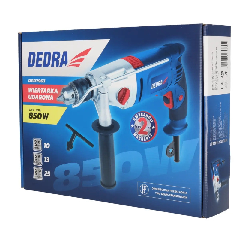 Príklepová vŕtačka 850W 3