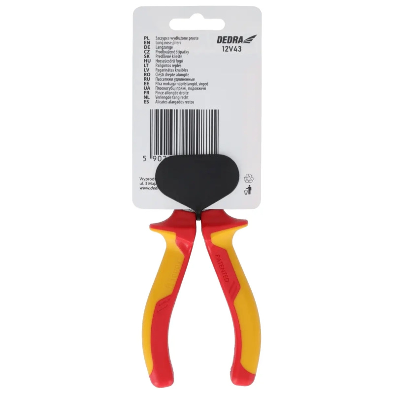 Predĺžené kliešte 160mm VDE, CRV 4