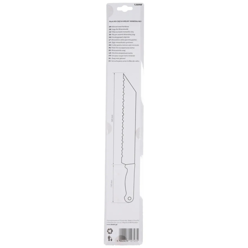 Píla na rezanie minerálnej vlny 480mm 2