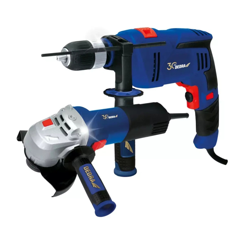 Súprava vŕtačka 900W+brúska 125mm 950W