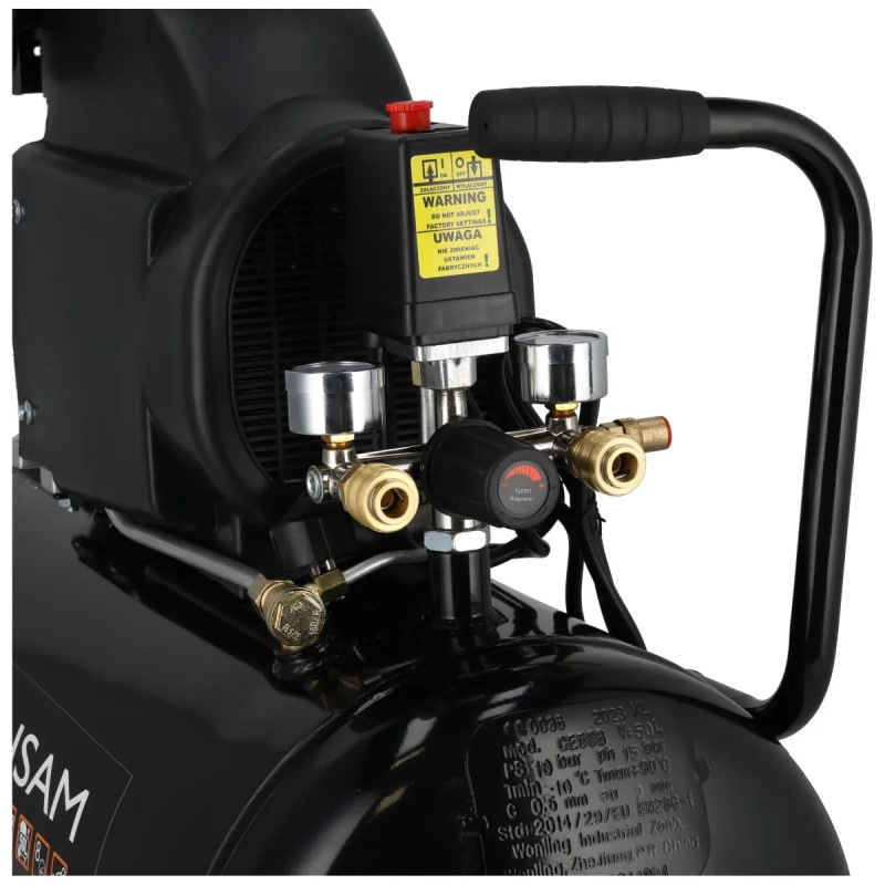 Kompresor olejový 1500W, 8atm, 50litrov, 200l/min 10