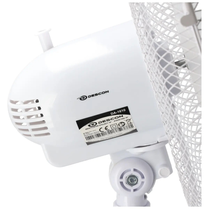 Stojanový ventilátor 16", biely 40W 4